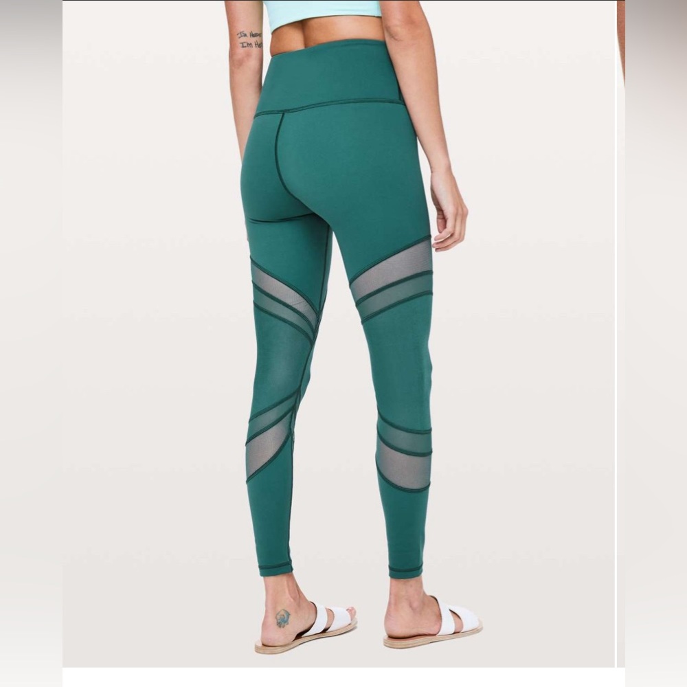 Lululemon Seek The Heat Tight *28" Green Jasper - Picture 3 of 10